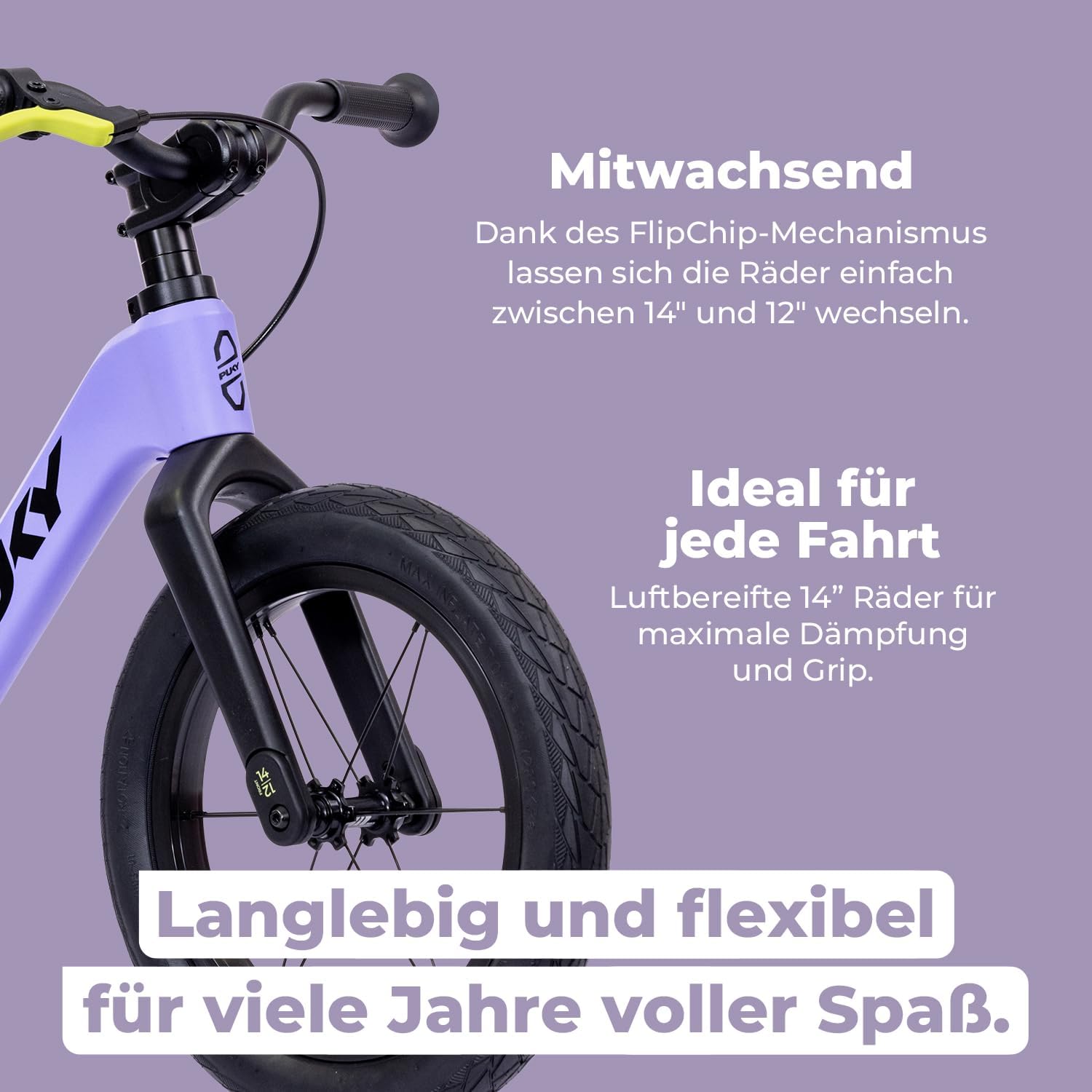 PUKY NEXT 14 Lavender/Black Laufrad 4147 2026