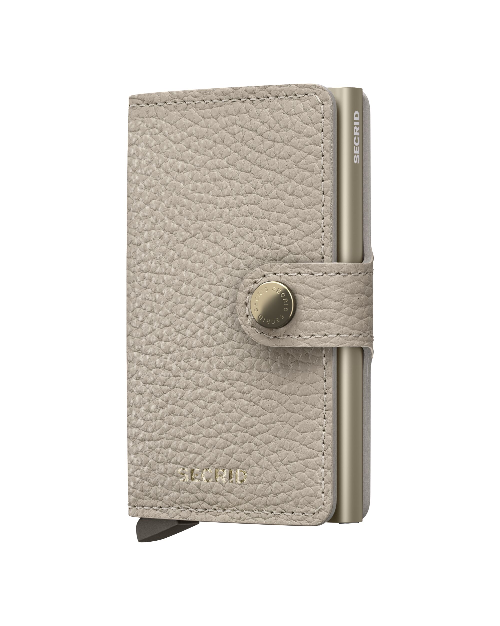 Secrid Miniwallet Pebble Latte – Vorderansicht