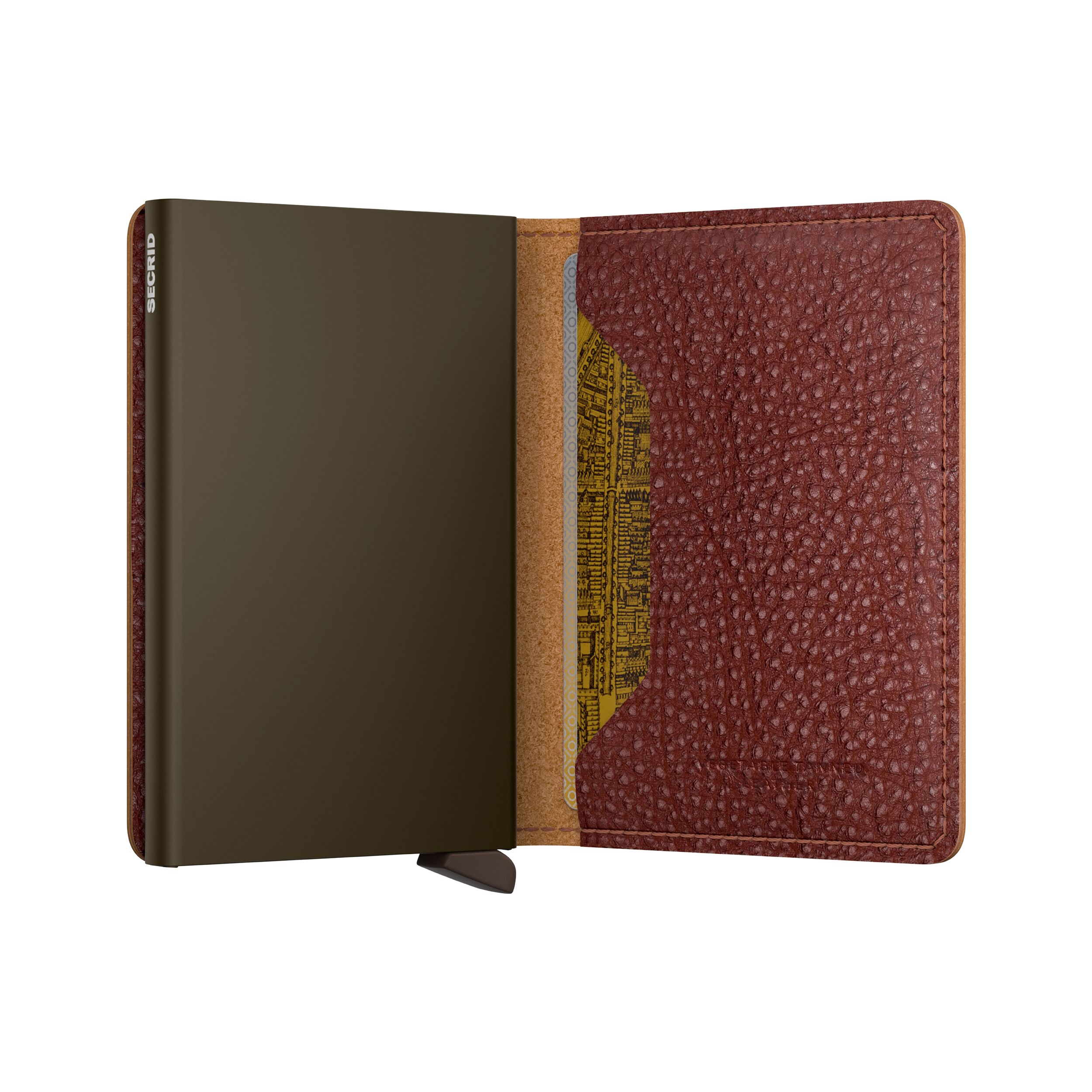 Secrid Slimwallet Vegetable Tanned Tuscan – Schrägansicht