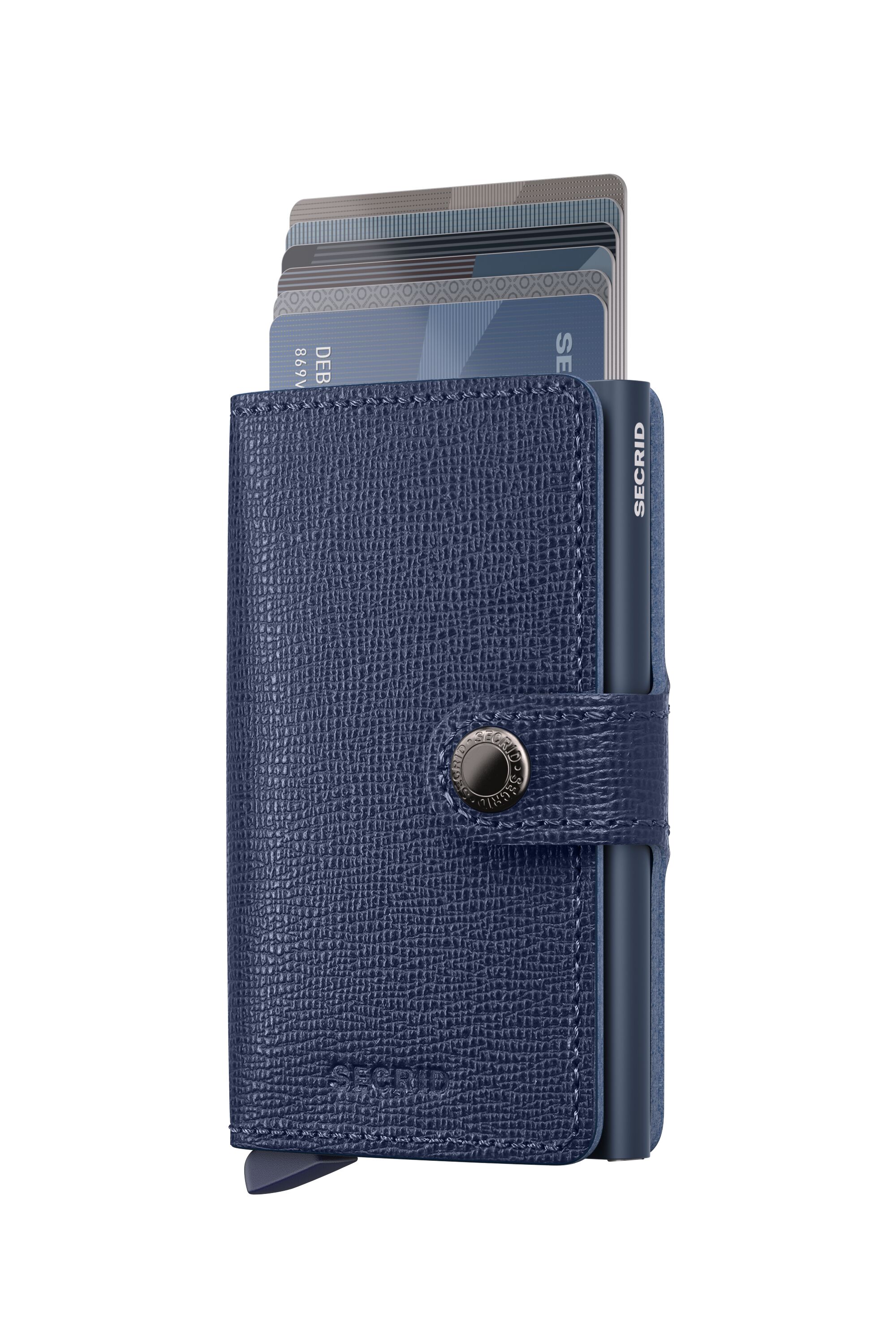 Secrid Miniwallet Crisple Navy – mit Karten