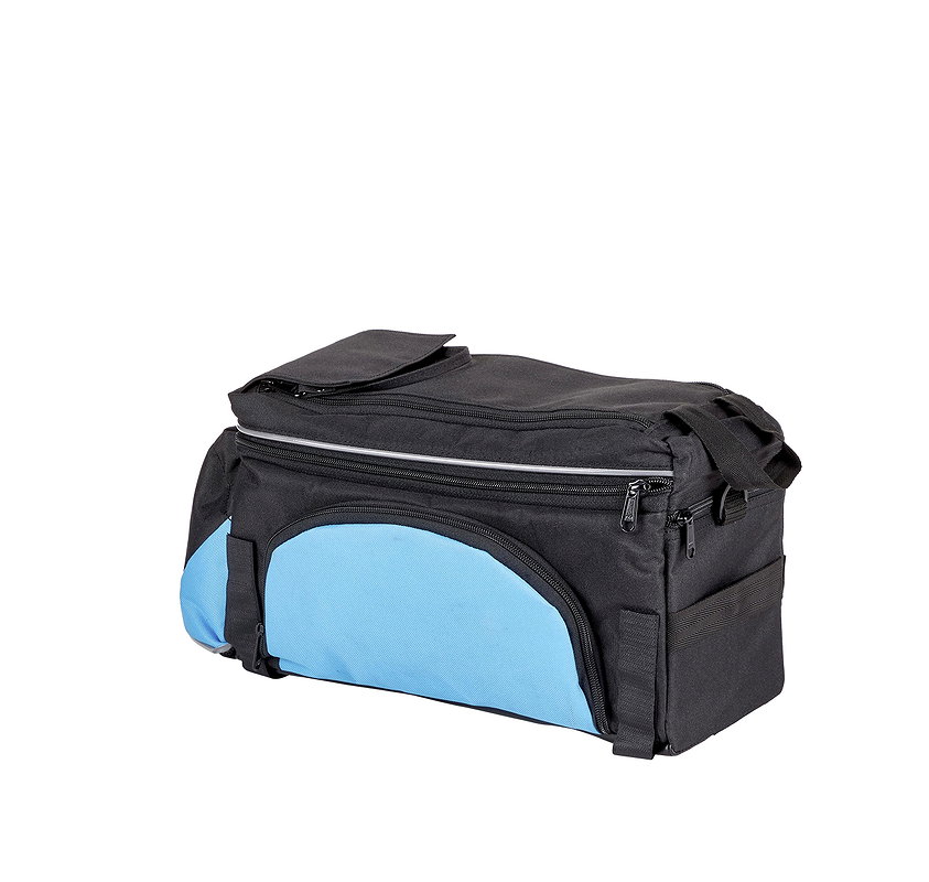 MATRIX Gepäckträgertasche schwarz/blau