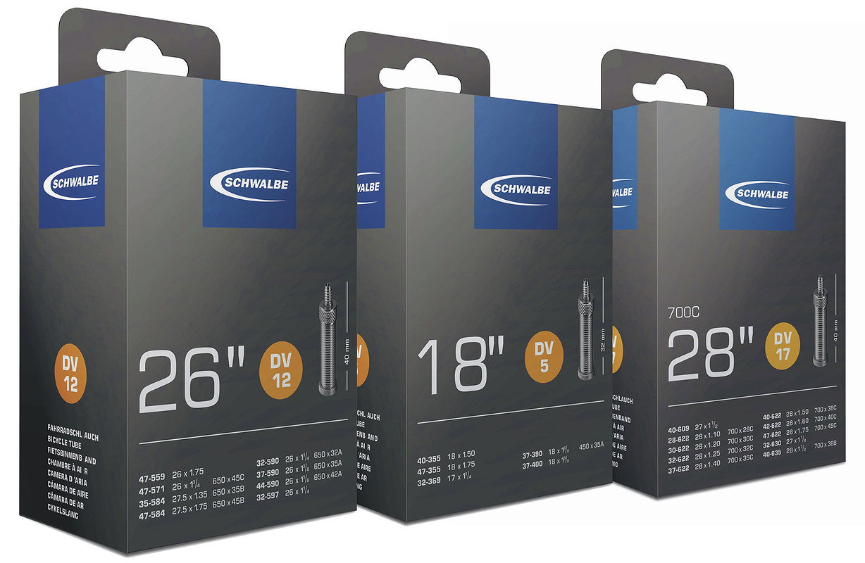 Schwalbe Fahrradschlauch DV Ventil Nr. 10 24" 40 mm 40/62-507