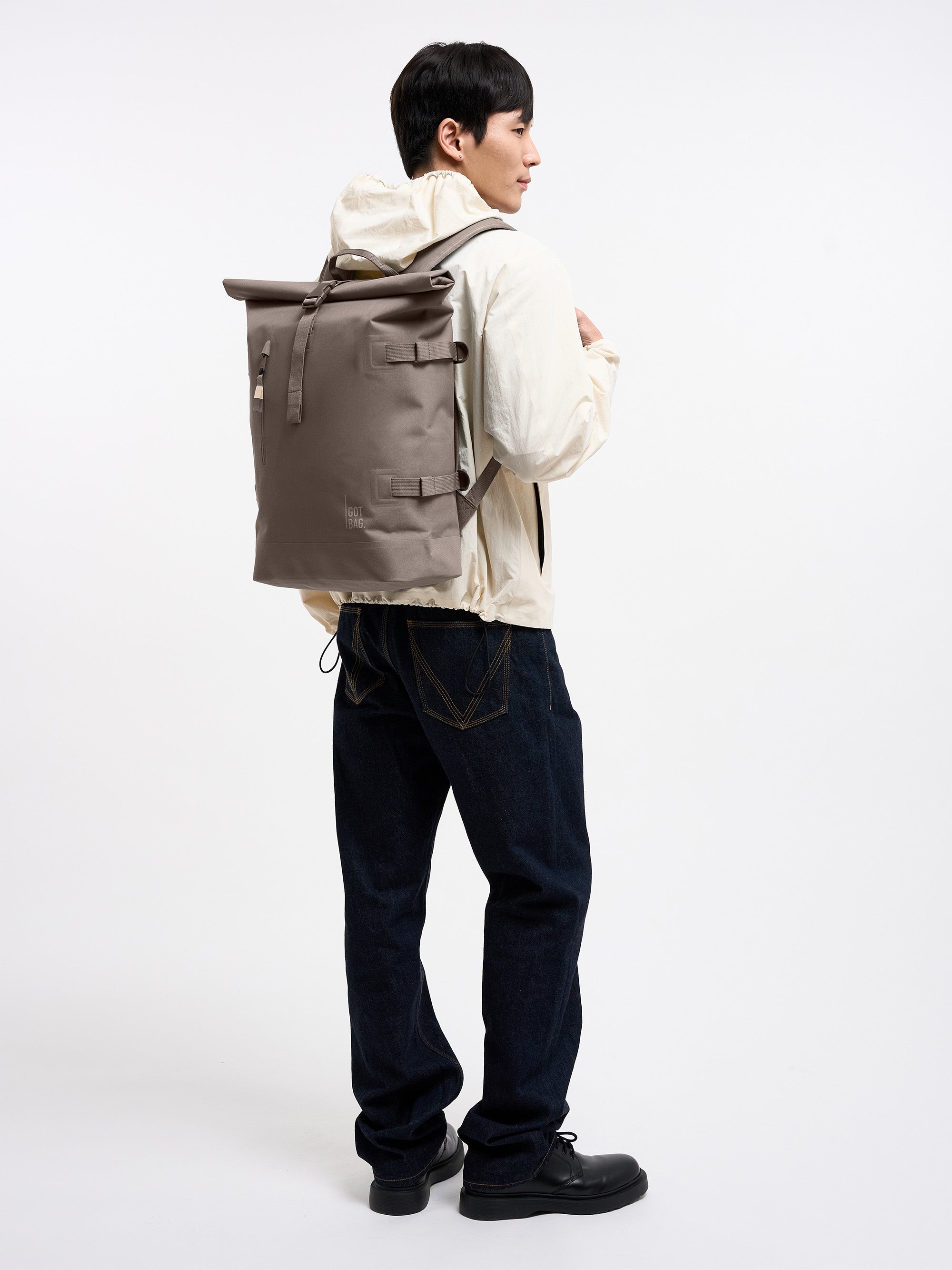 GOT BAG Rolltop 2.0 Monochrome Oyster