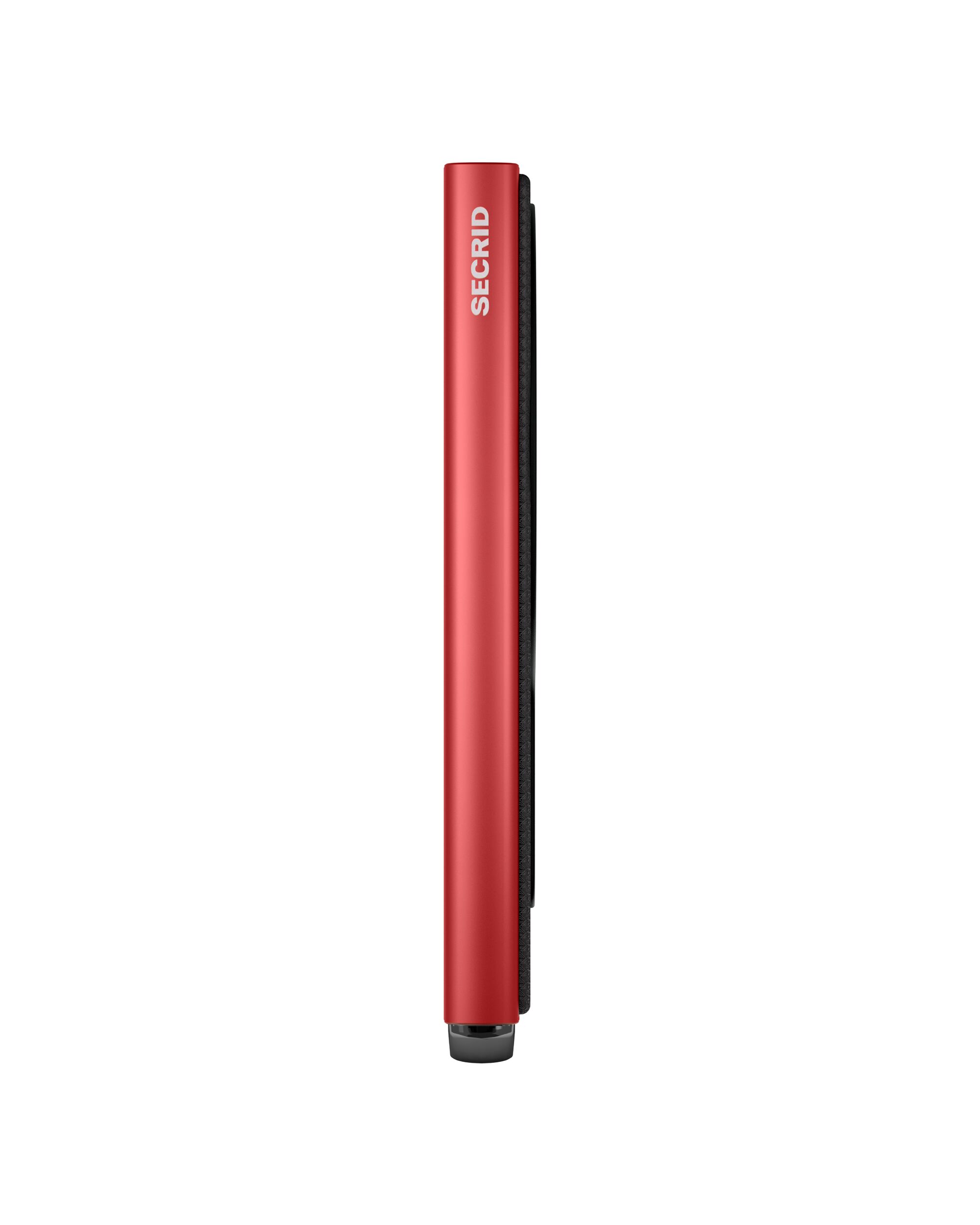 Secrid Cardprotector Fluted for Magsafe Red+ – Seitenansicht