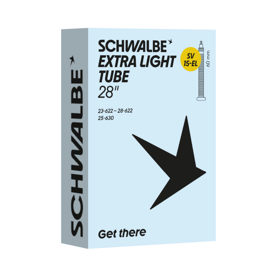 Schwalbe Fahrradschlauch Extra Light Nr. 15EL Extra Light 28" SV 60 mm 23/28-622/630