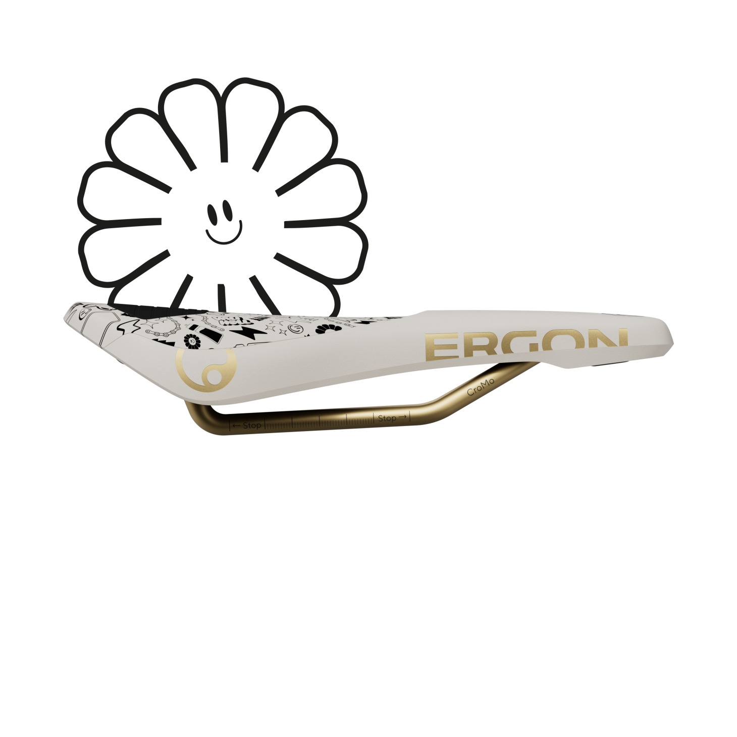Ergon SM Downhill Comp Vali Höll Edition white