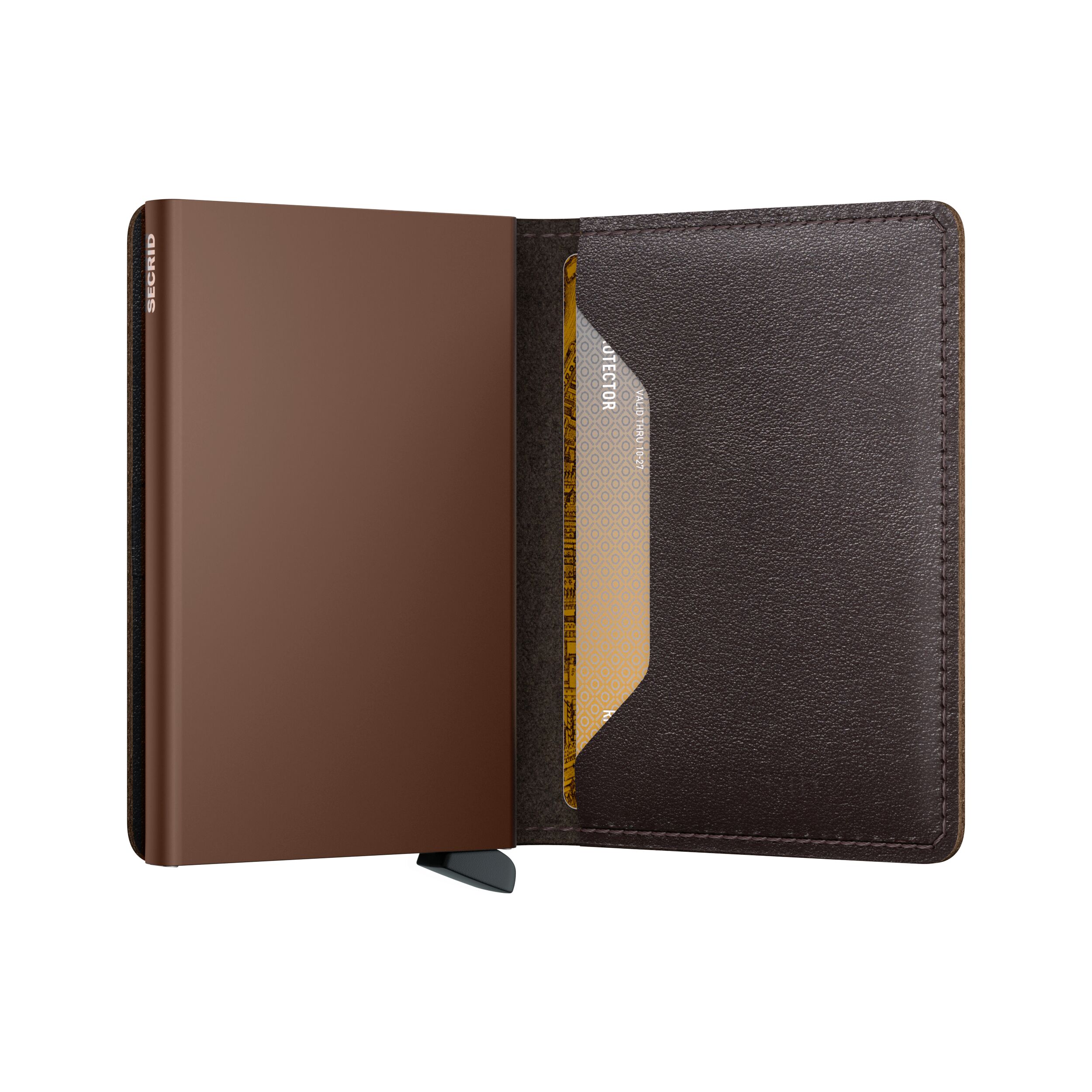 Secrid Slimwallet Original Chocolate – Schrägansicht