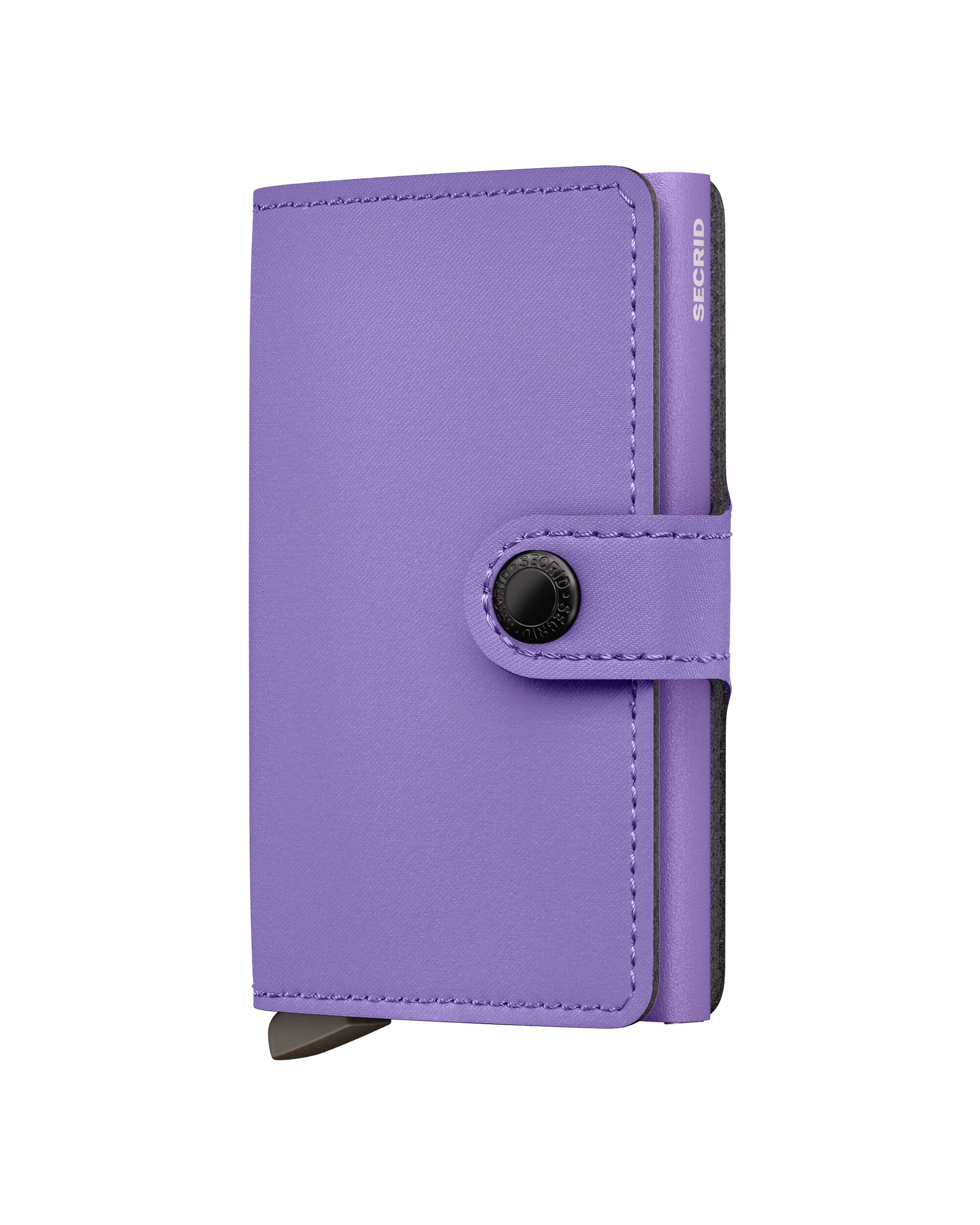 Secrid Miniwallet Yard powder Lilac – Vorderansicht