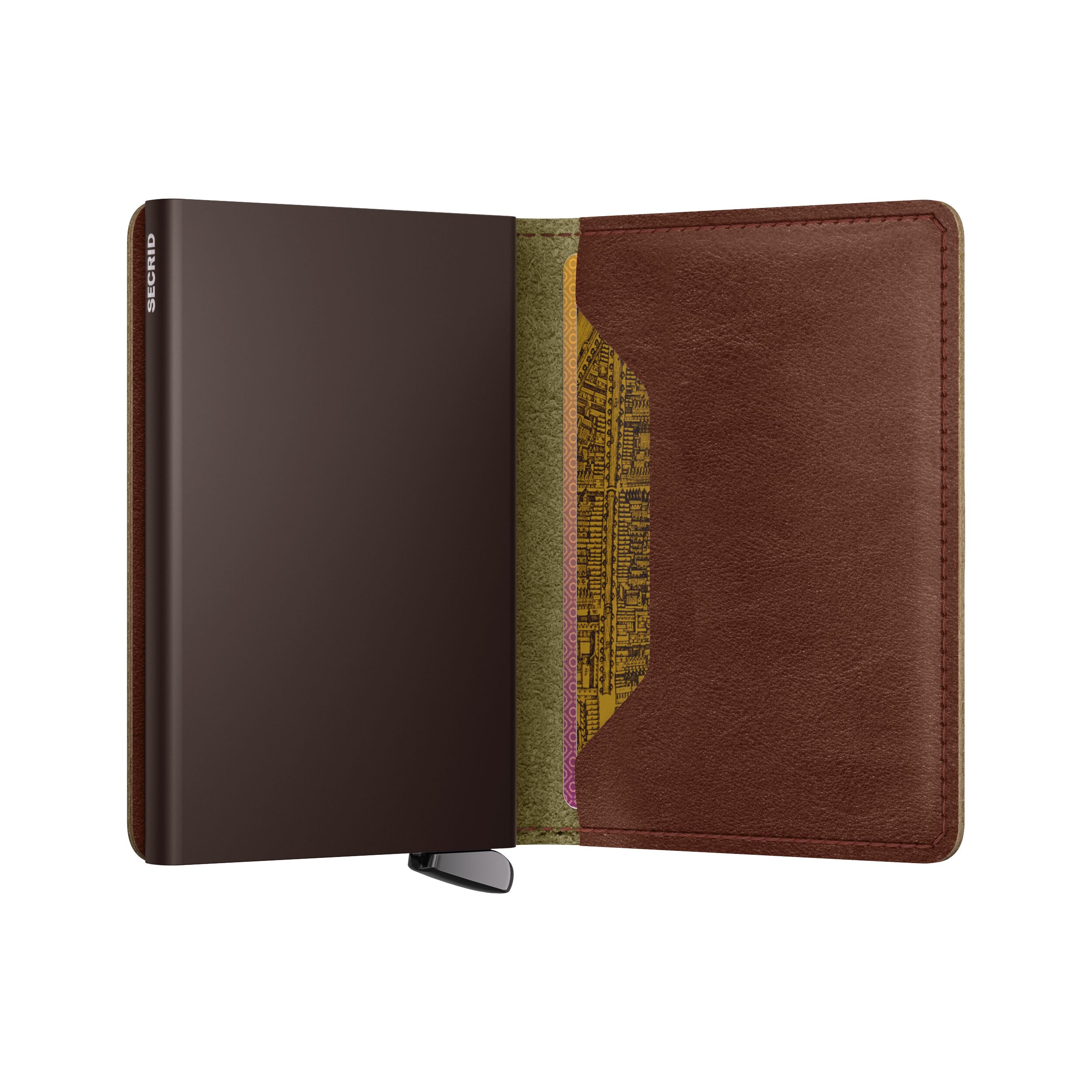 Secrid Slimwallet Basco Whiskey+ – Schrägansicht