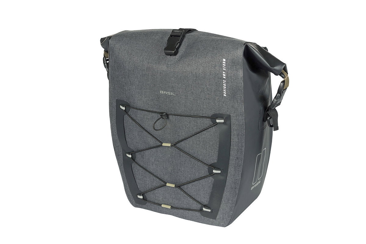 Basil Einzeltasche Navigator Storm MIK Side L schwarz