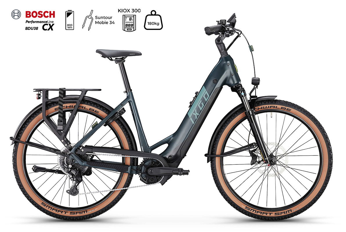 IXGO MT-E FOUR + 800 Wave 27,5" 43cm forest green 2026