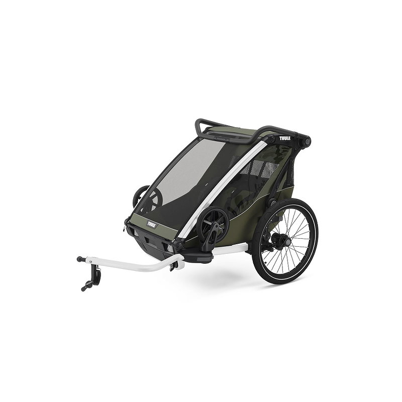 Thule Kinderanhaenger Chariot Lite 2 Sitzer vintage green