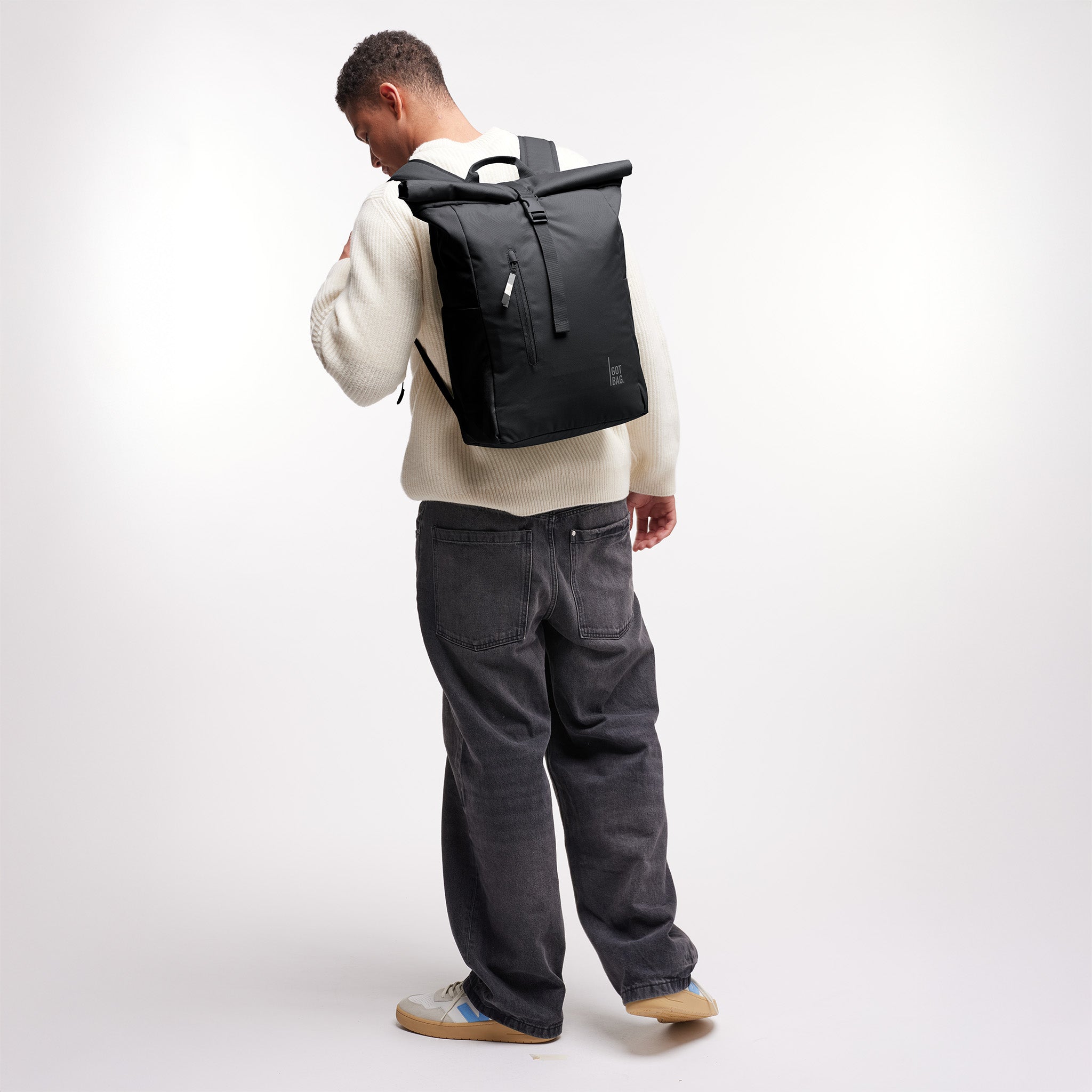 GOT BAG Rolltop Easy Monochrome Black