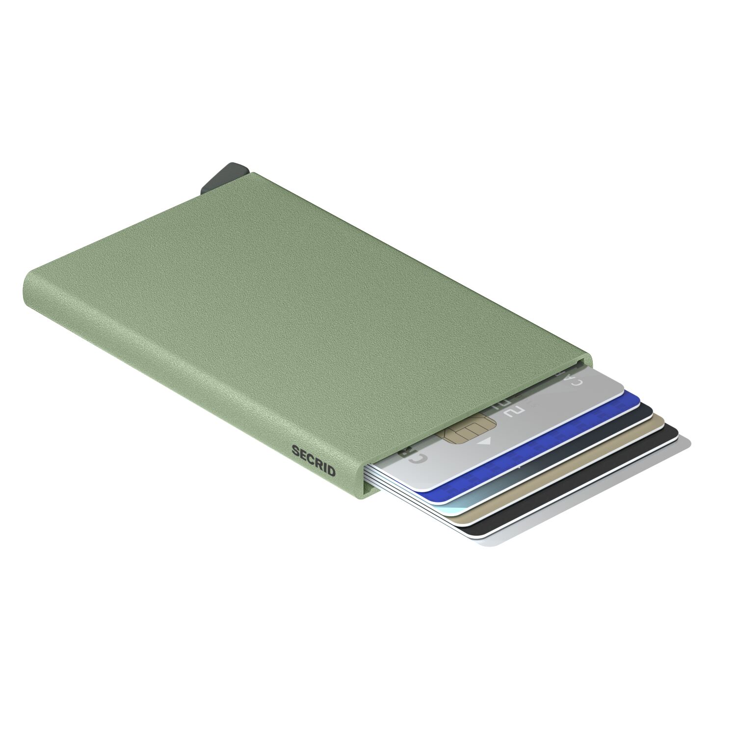 Secrid Cardprotector Powder Pistachio – geöffnet