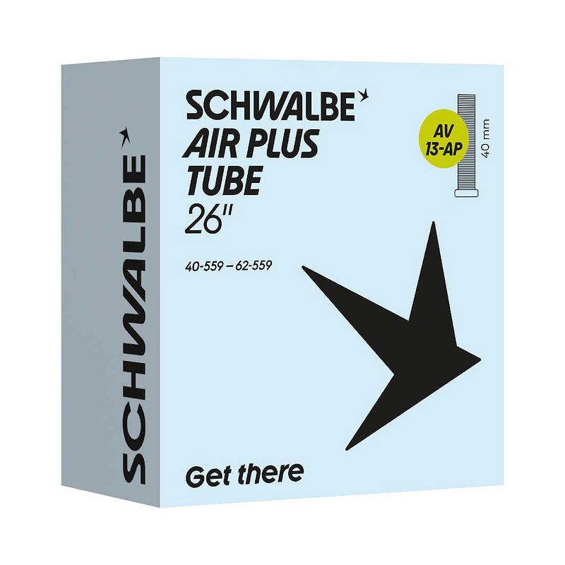 Schwalbe Fahrradschlauch Air Plus 26" AV 13AP 40 mm 40/62-559