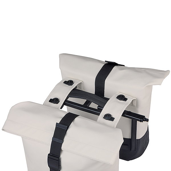 Basil Doppelpacktasche Cove MIK 2.0 creme/schwarz