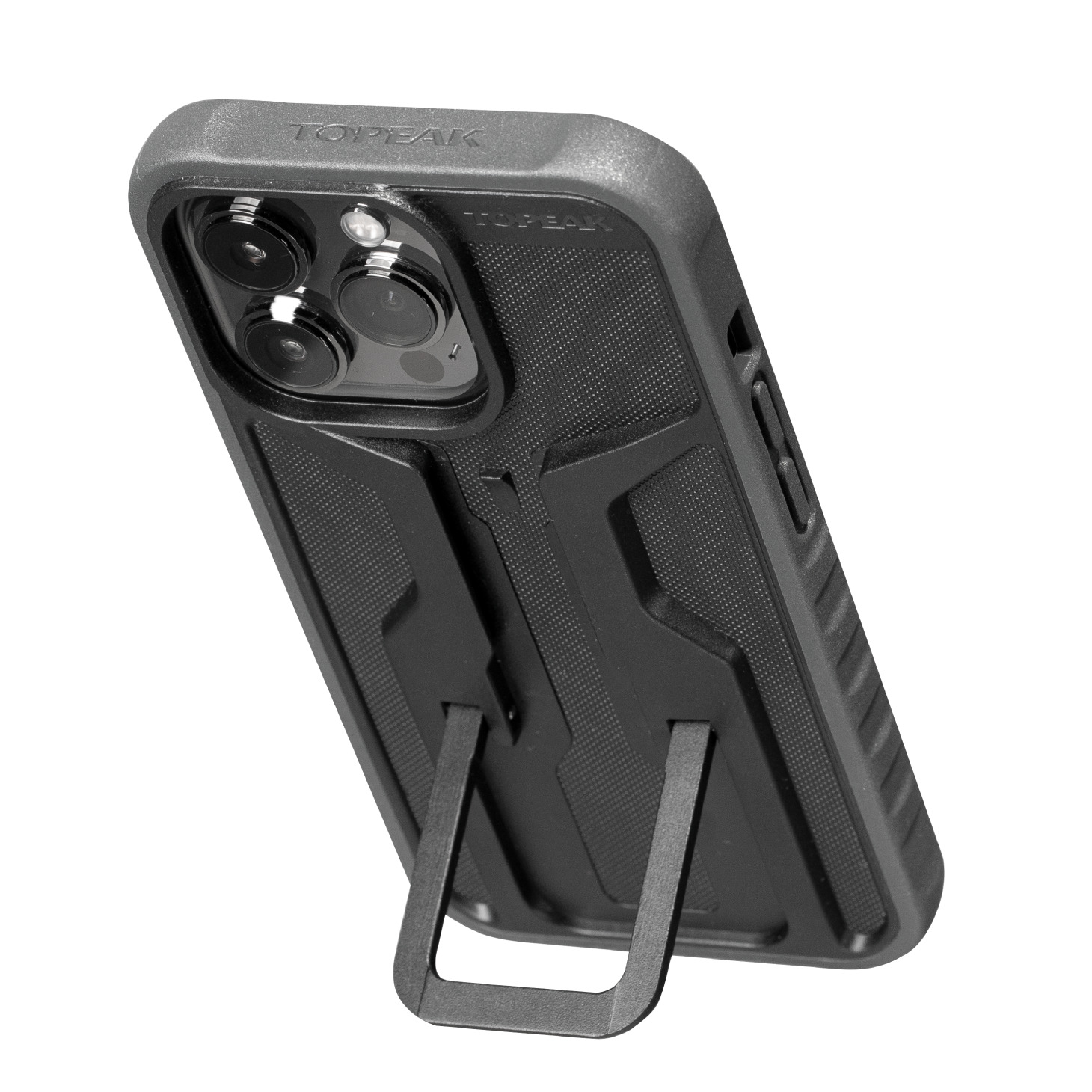 Topeak RideCase für iPhone 14 Pro, Black/Gray + Halter