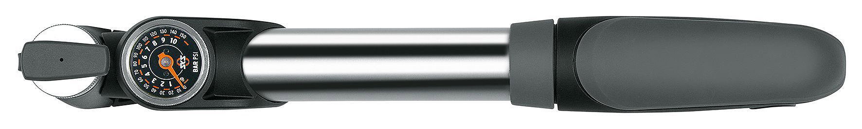 SKS Minipumpe Injex Control silber/schwarz 10 bar / 144 PSI