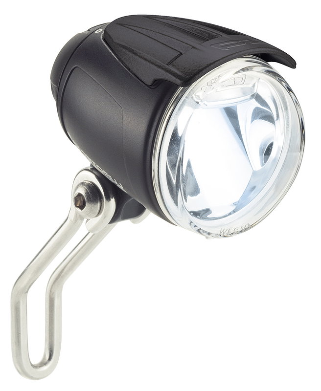 B&M E-Bike LED Scheinwerfer Lumotec IQCyoPremium E schwarz 80 Lux 1752Q42/6N-04S
