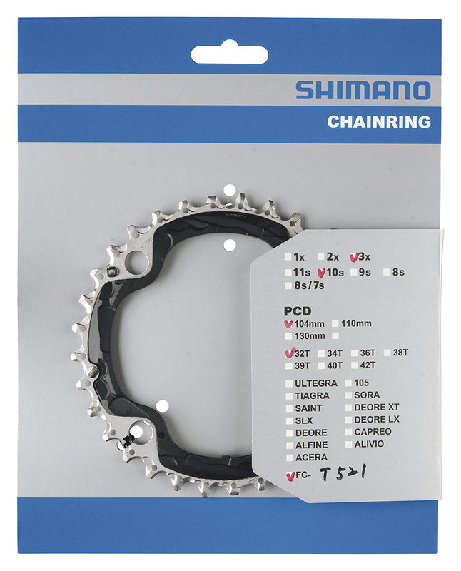 Shimano Kettenblatt Deore FCM610 32 Zähne Y1NL98010