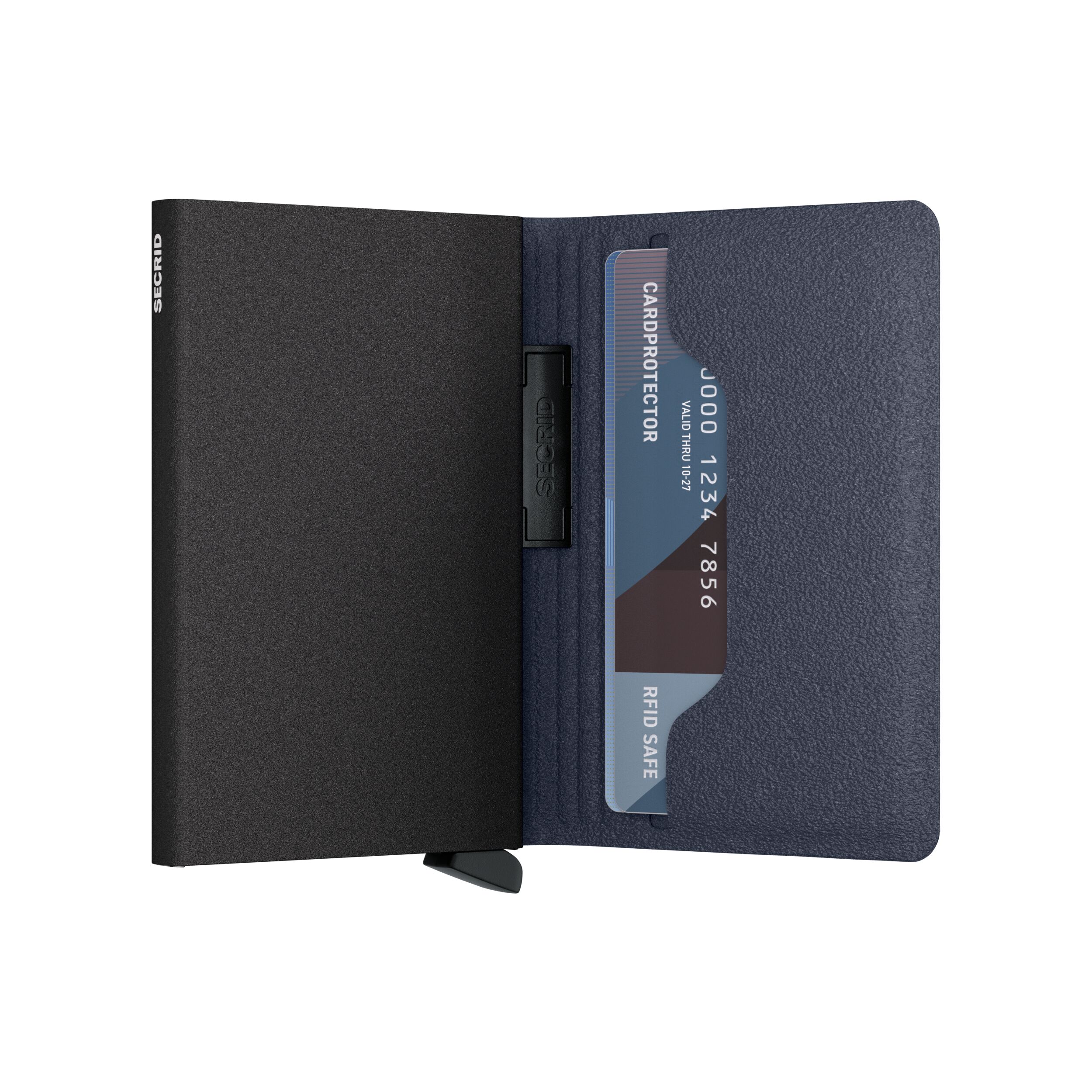 Secrid Bandwallet Liba Navy-Black – Schrägansicht