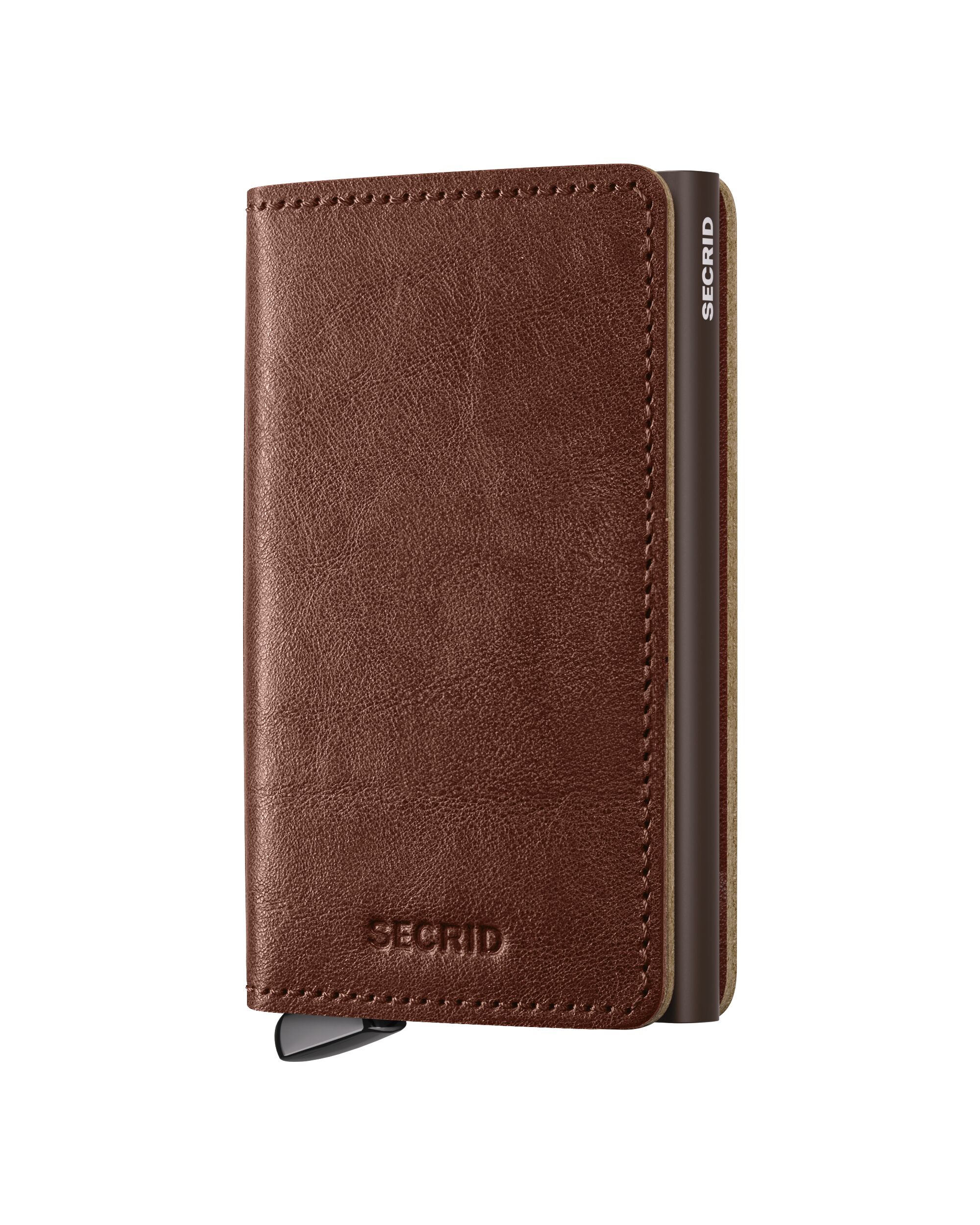Secrid Slimwallet Basco Whiskey+ – Vorderansicht