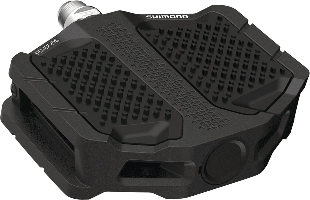 Shimano Plattformpedal PDEF205 schwarz EPDEF205L SB-Verpackung