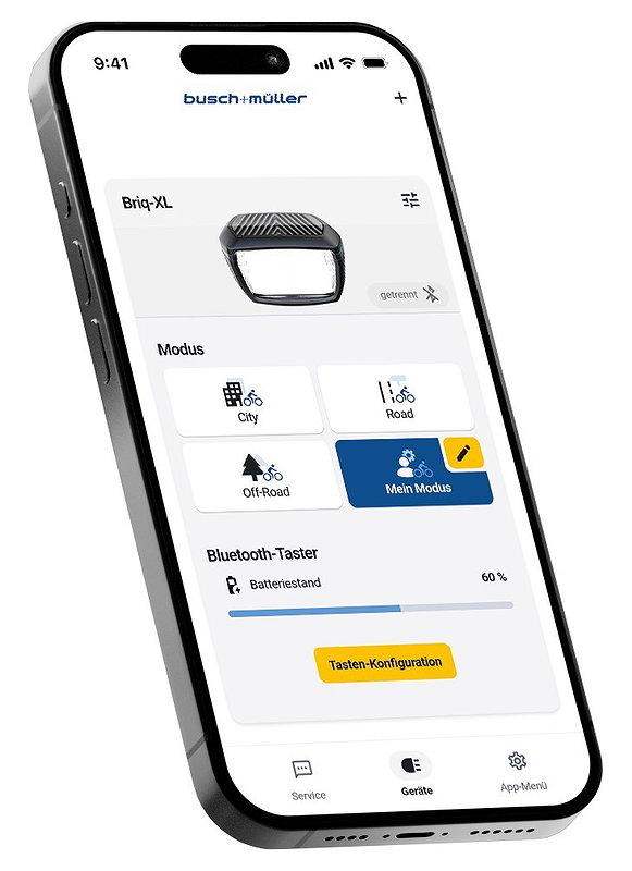 B&M digitales Kurvenlicht Lumotec Briq-XL E schwarz 150 Lux 156-01 Anschlußkabel offenes Ende+