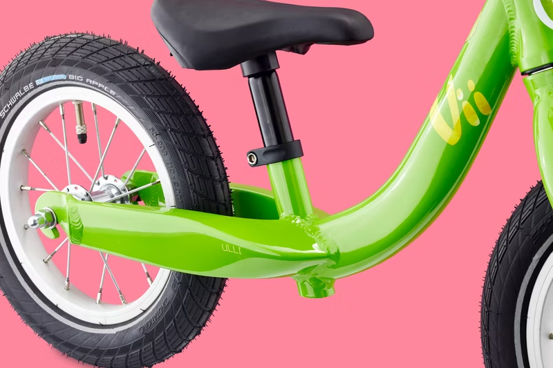 Vii Kinderrad Laufrad 12  lime green Grün