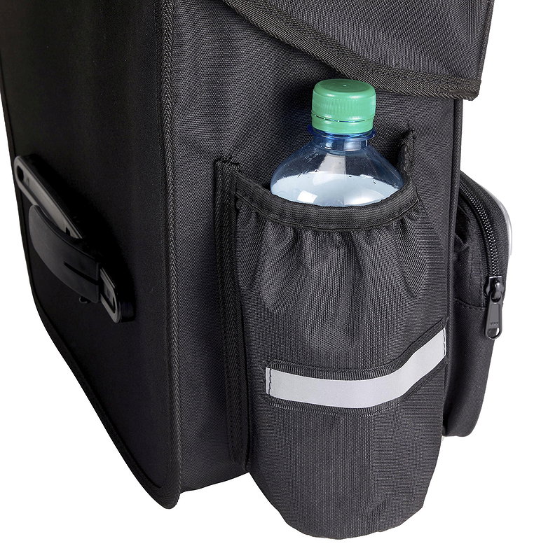 MATRIX Doppelpacktasche schwarz/blau
