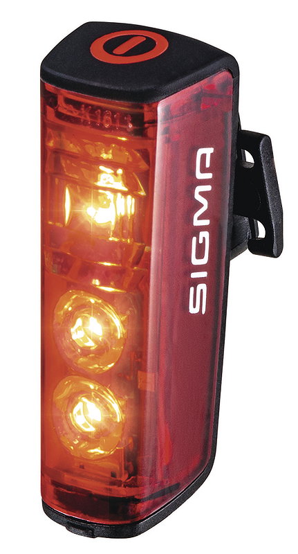 SIGMA LED Akkurücklicht Blaze mit Bremslicht schwarz