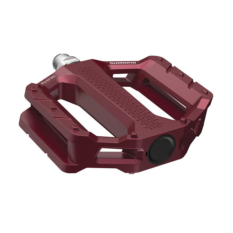 Shimano Plattformpedal PDEF202 rot EPDEF202R SB-Verpackung