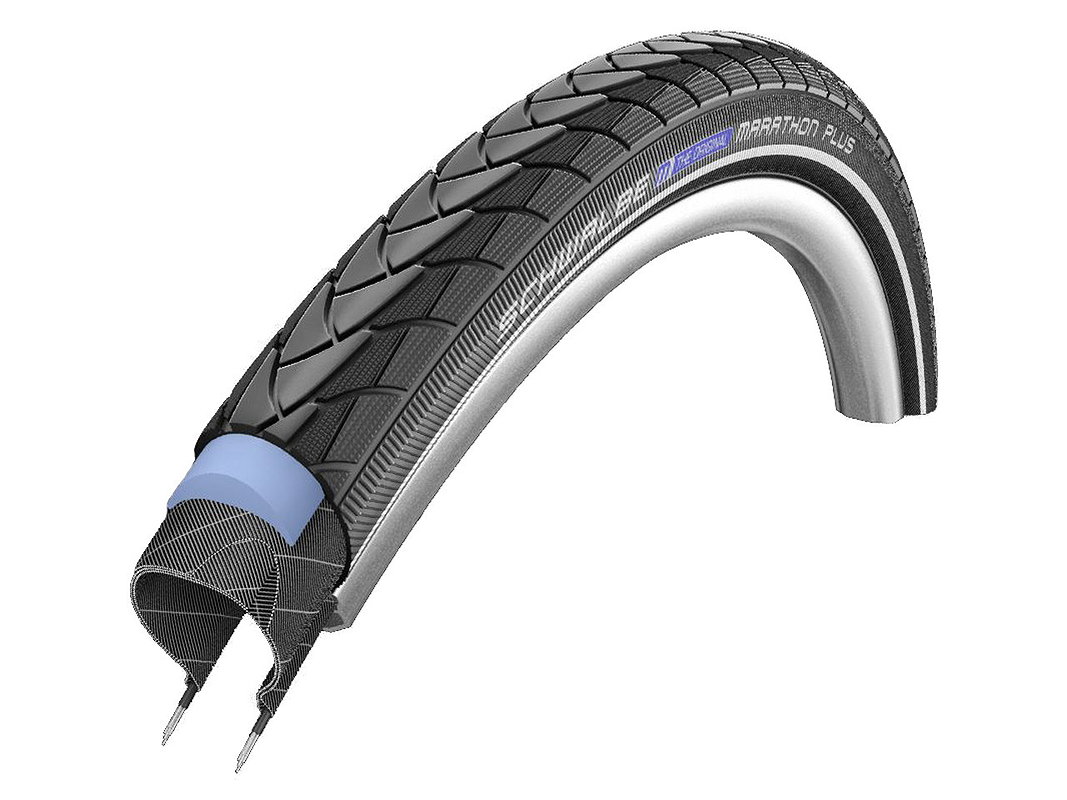 Schwalbe Fahrradreifen Marathon Plus HS 440 schwarz Reflex 47-406 20x1,75 11100758