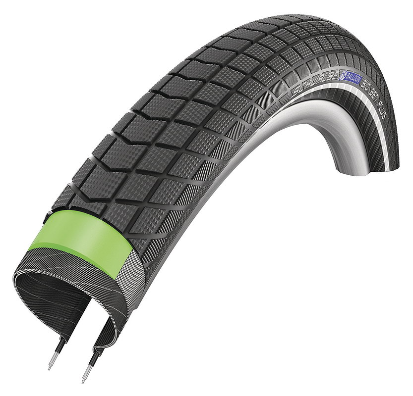 Schwalbe Fahrradreifen Big Ben Plus HS 439 schwarz Reflex 50-622 28x2,00 11101125