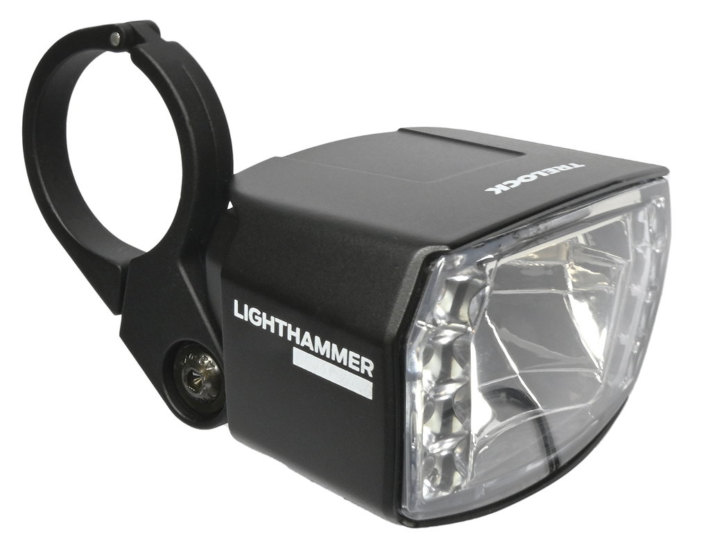 TRELOCK E-Bike LED Scheinwerfer Lighthammer Premium 300 schwarz 200/300 Lux LS 990 S-Pedelec