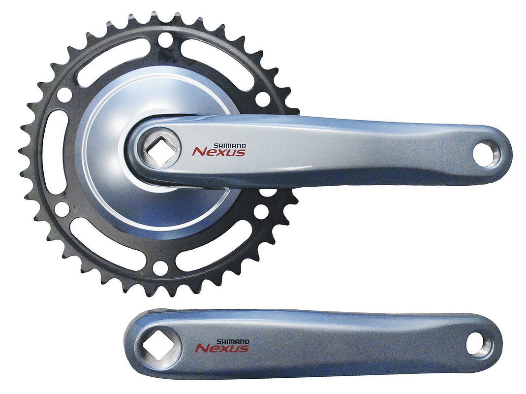 Shimano Kettenradgarnitur Nexus FCC6000 4-kant 33 Zähne silber 170 mm EFCC6000C3S