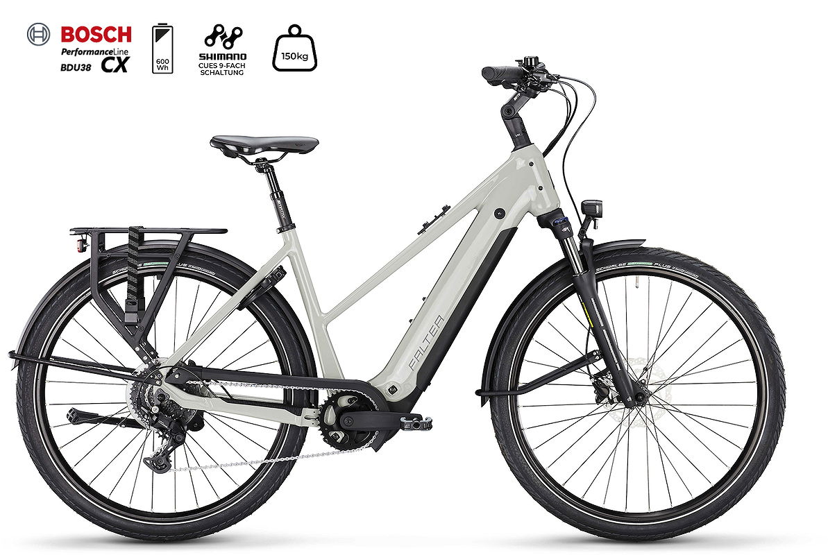 FALTER E 6.0 600 Trapez 28" 50cm traffic grey 2026