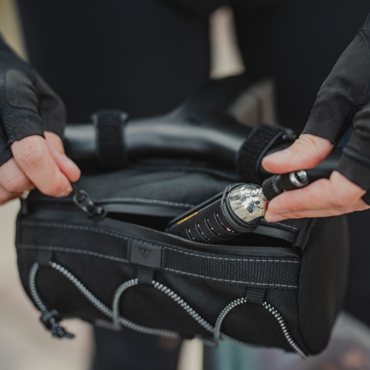 Topeak Tubular BarBag Slim, Black