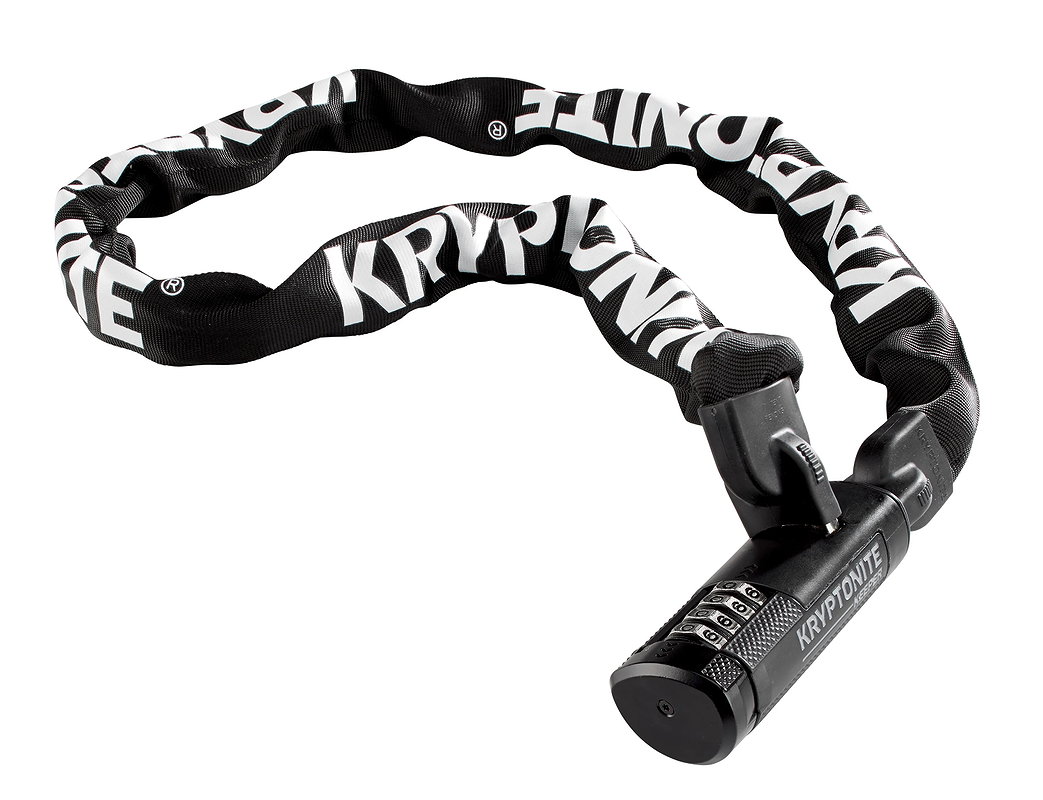 KRYPTONITE Kettenschloss Keeper 712 Combo I.C. 7 mm schwarz 120 cm