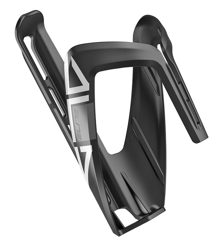 Elite Flaschenhalter ALA Skin schwarz soft touch mit Graphik weiß