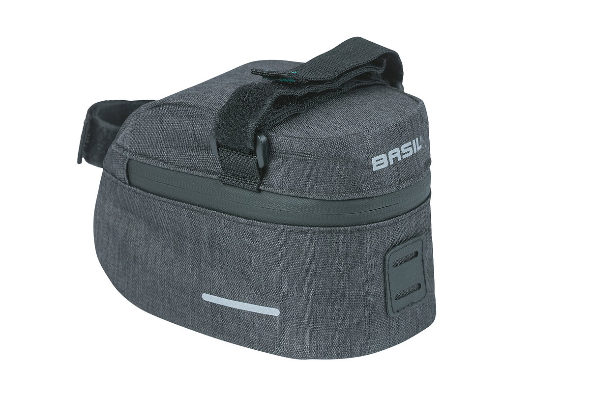 Basil Satteltasche Discovery  M schwarz melee