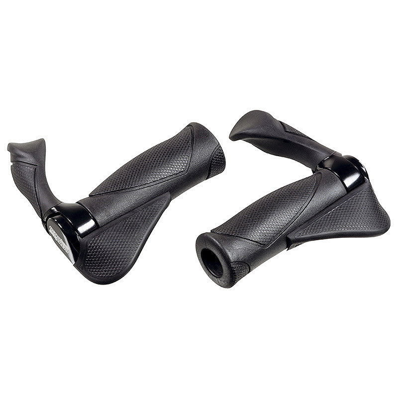 ergotec Lenkergriff MultiFlex mit Bar Ends MF-2 schwarz 130/130 mm