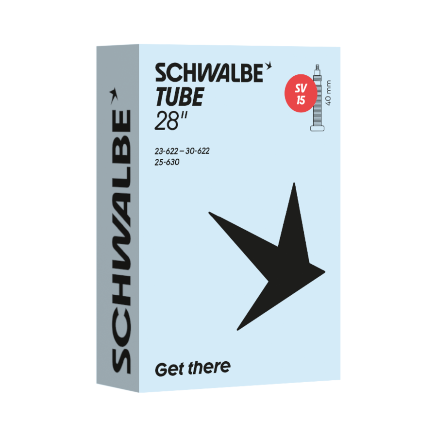 Schwalbe Fahrradschlauch SV Ventil Nr. 15 28" 40 mm 23/30-622/630