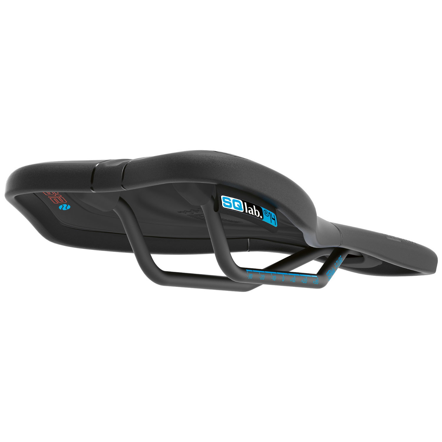 SQlab Sport Sattel 612 Ergowave S-Tube – Ansicht schräg hinten
