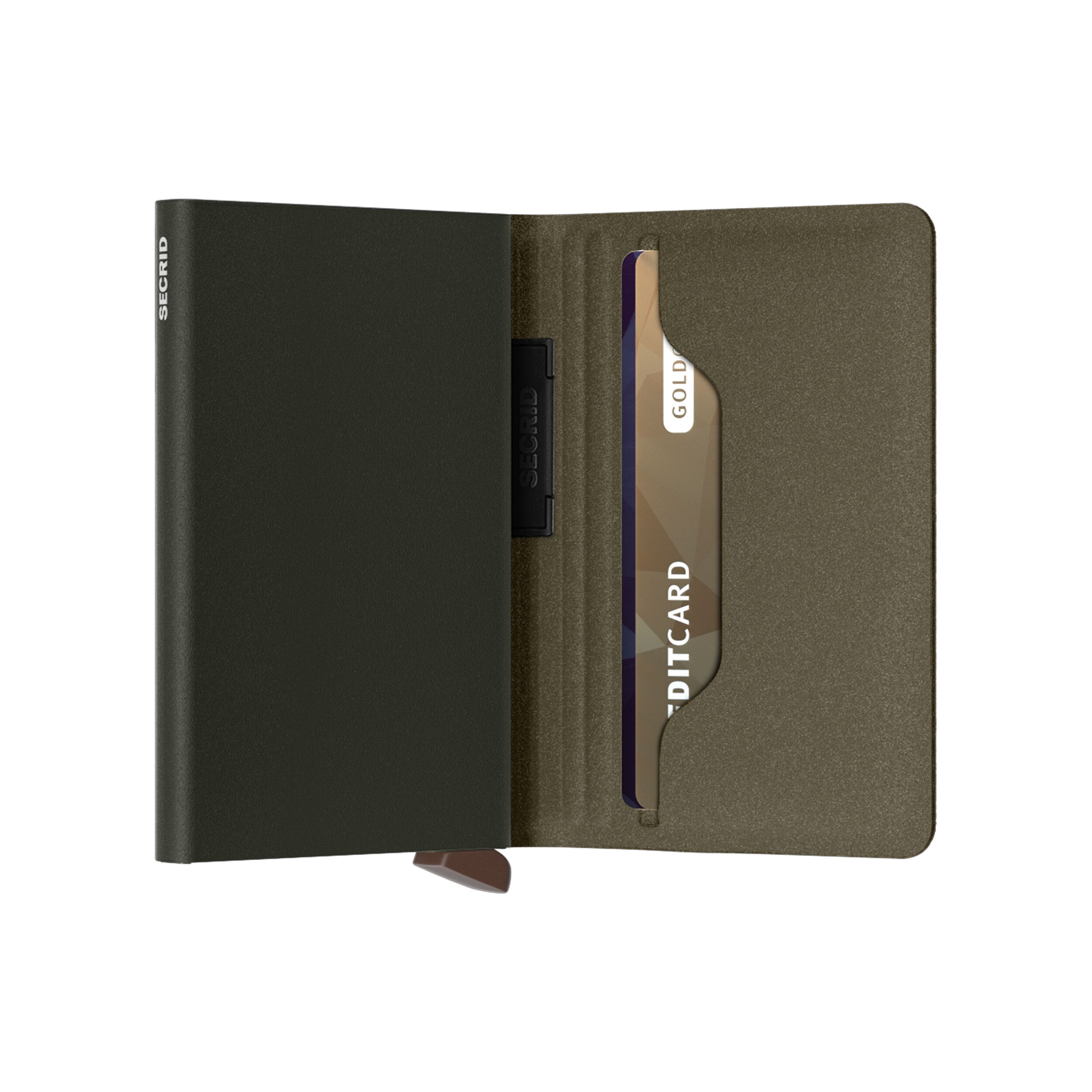 Secrid Bandwallet Liba Green-Orange – Schrägansicht