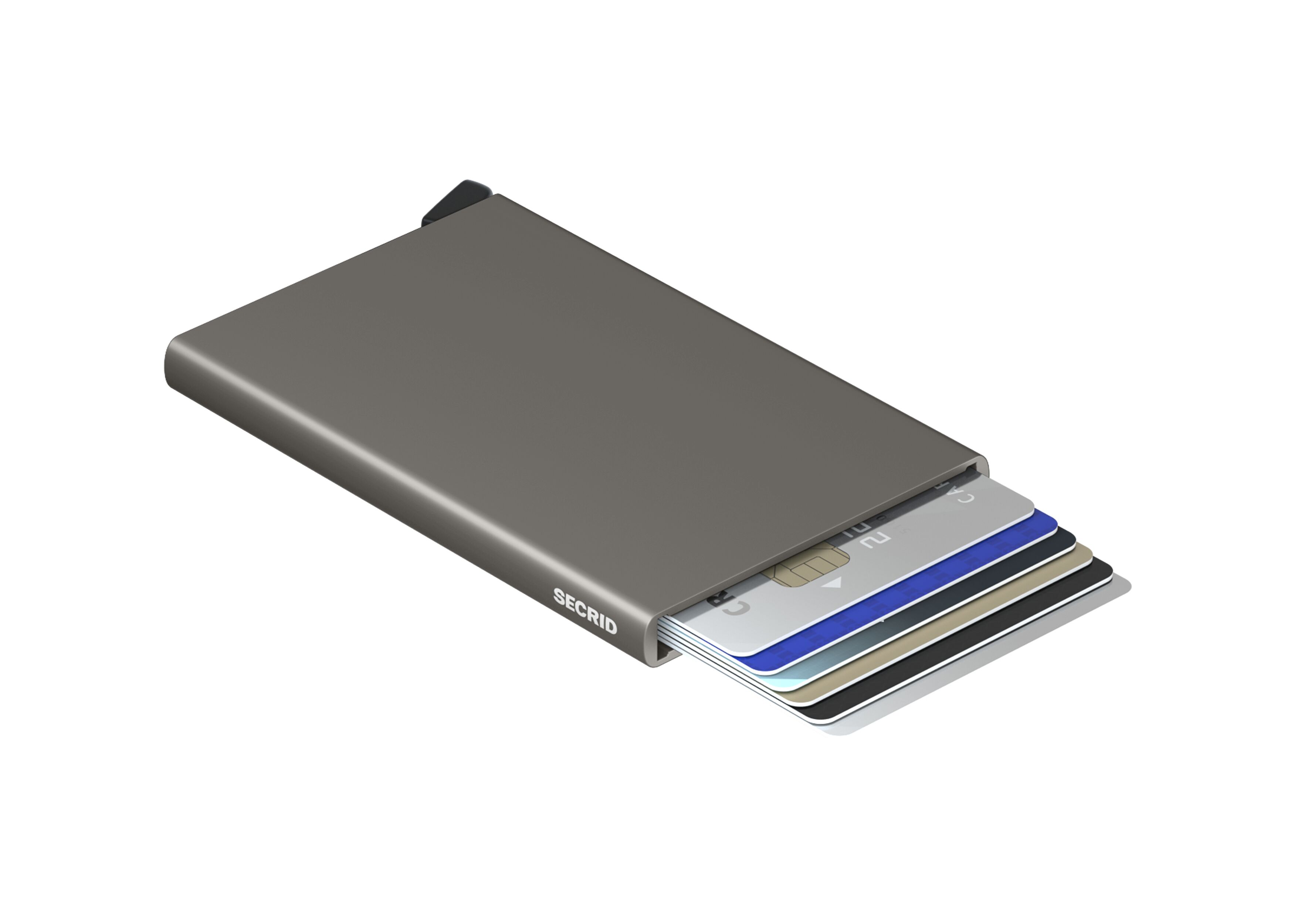 Secrid Cardprotector Earth Grey – geöffnet