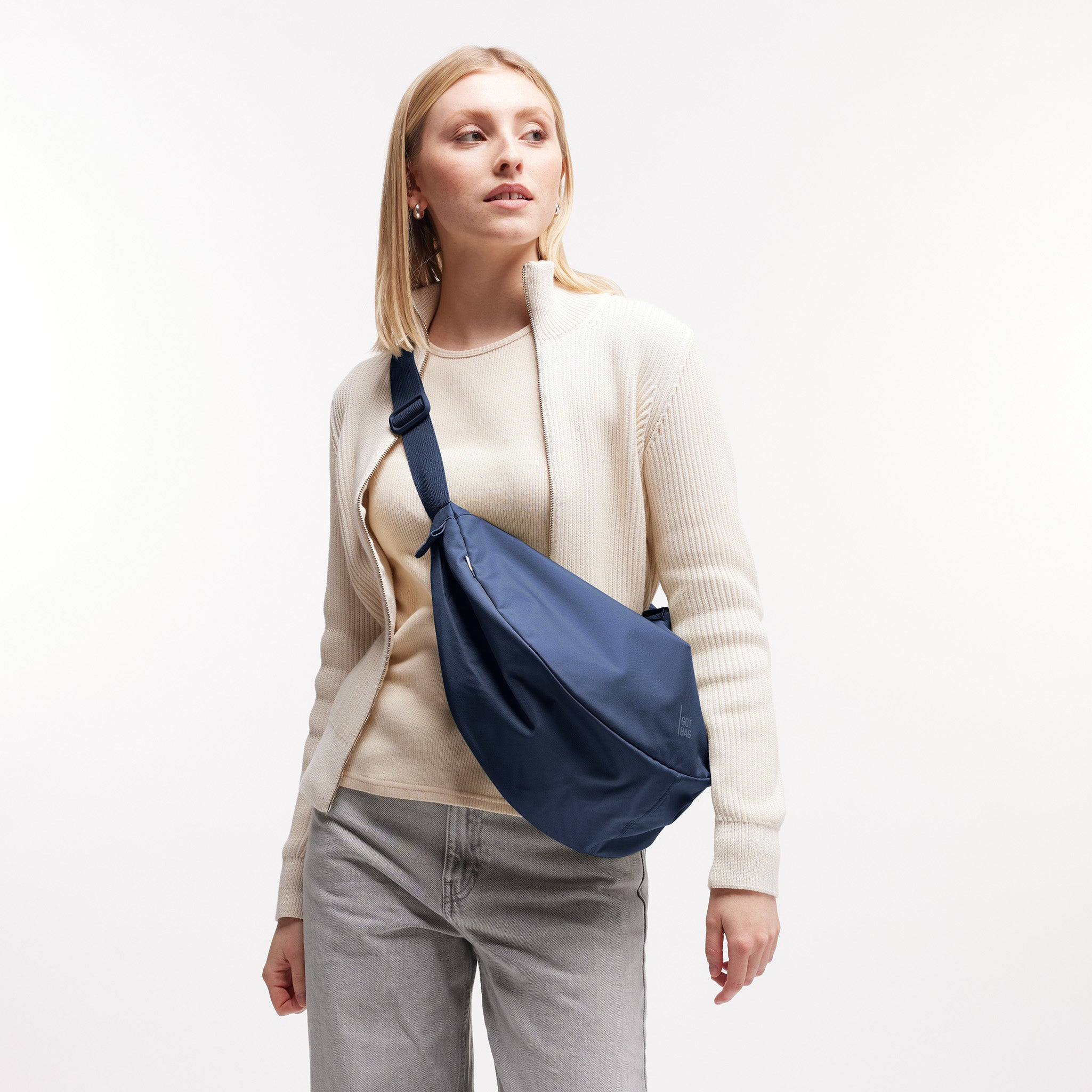 GOT BAG Moon Bag Large Monochrome Deep Ocean