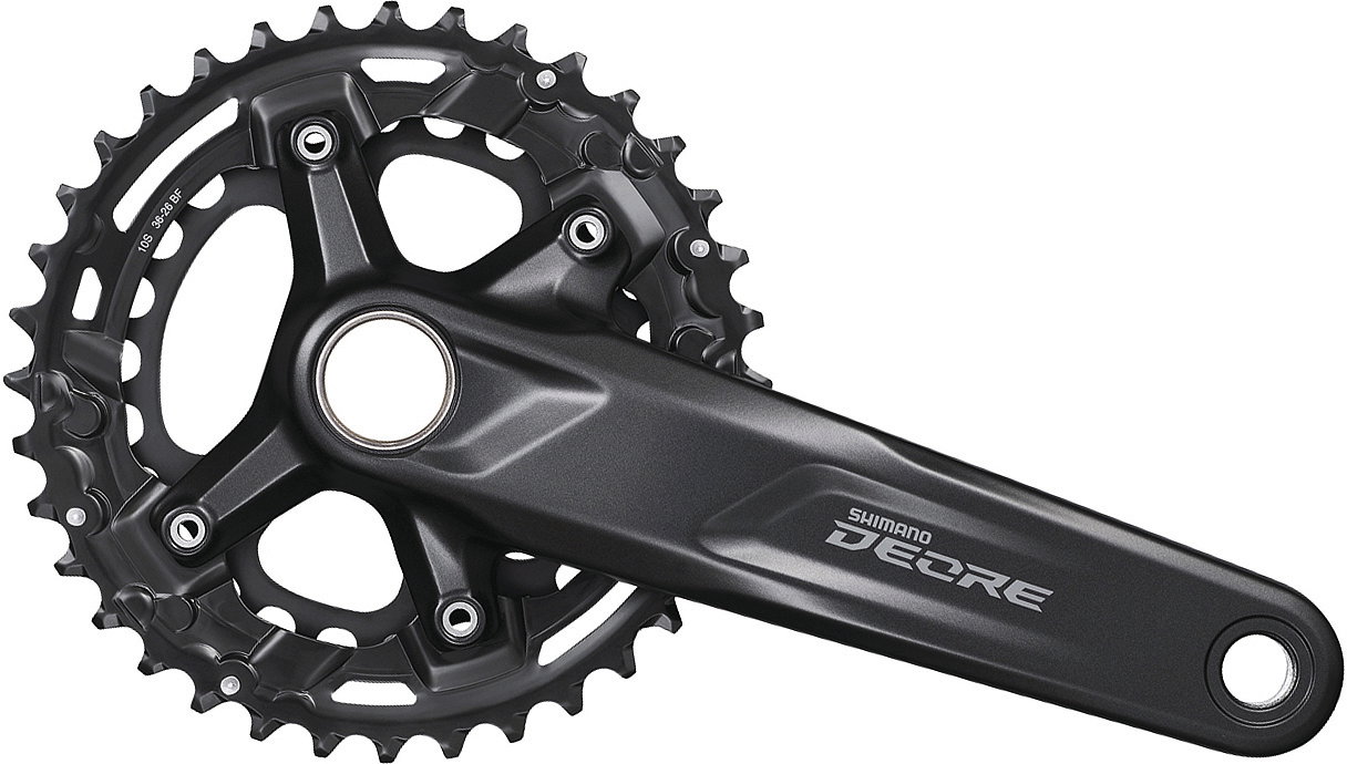 Shimano Kettenradgarnitur Deore FCM4100 2-PIECE 36x26 Zähne schwarz 175 mm EFCM41002EX66