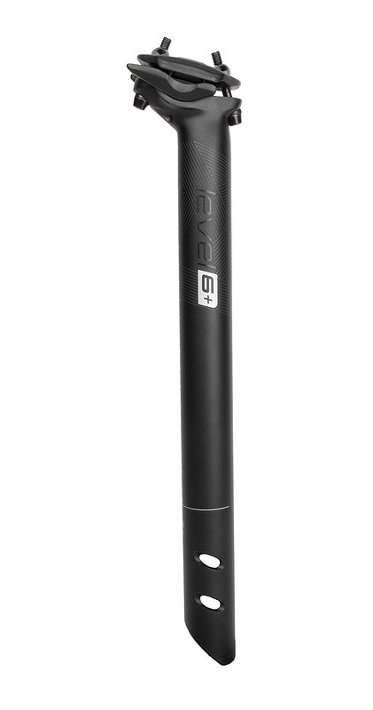 ergotec Patentsattelstütze Alu Ray 31,6 mm schwarz-sandgestrahlt 350 mm