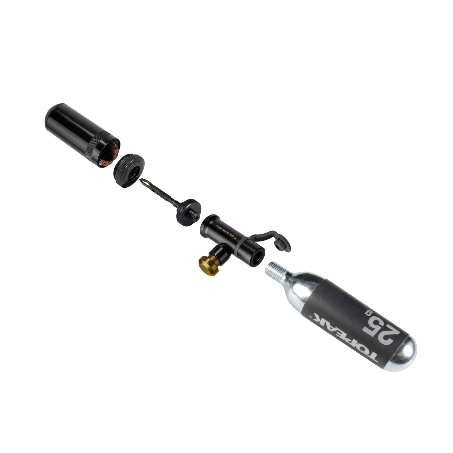Topeak Tubi Master X, mit 25g CO2-Kartusche
